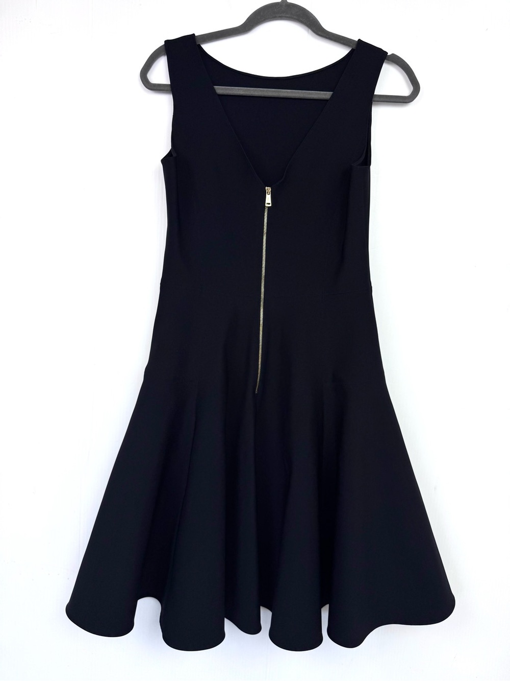 Ralph Lauren Black Label sleeveless fit-and-flare dress in black Size 8 - Picture 4 of 9